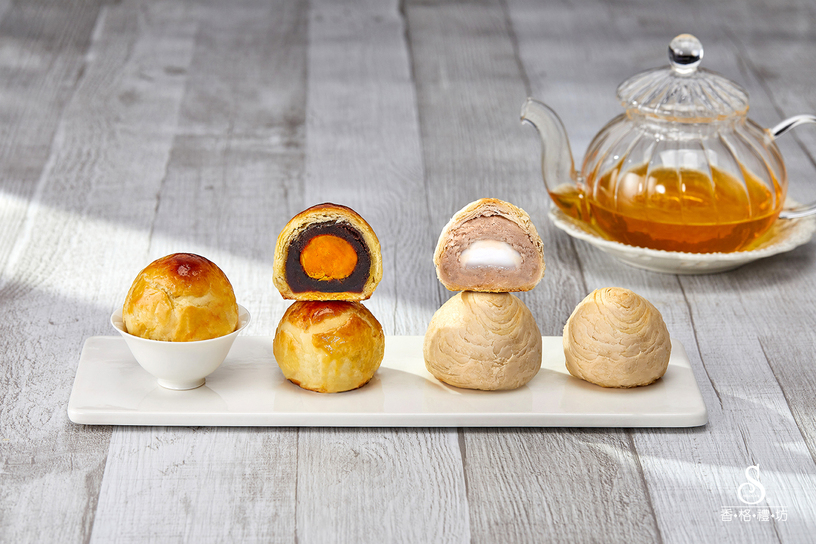 蛋黃酥+芋Q餅